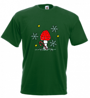 Karácsonyi gombamanócska (póló)